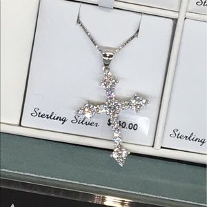 2ct diamond cross necklace